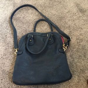 Deux lux blue crossbody purse